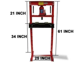 20 Ton H Frame Hydraulic Heavy Duty Floor Shop Press  