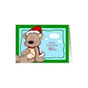  Teddy Bear Christmas   for Riley Card Health & Personal 