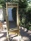 Wicker Mirror, full length, great condition, adjustable