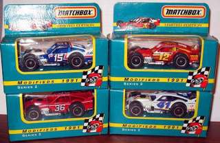 MATCHBOX 1991 MODIFIEDS SERIES 2 COMPLETE MIB NRFB LOT OF 4 LTD ED 