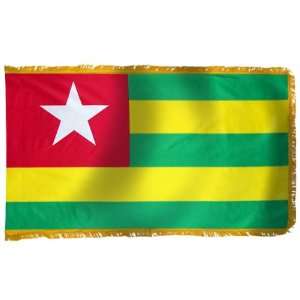  Togo Flag 5X8 Foot Nylon PH and FR Patio, Lawn & Garden