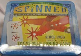 spinner dominoes game SPINNER DOMINOS in Tin Free Ship  