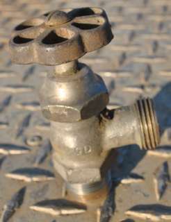   Vintage McDonald Hit & Miss Gas Engine Brass Water Drain Valve  