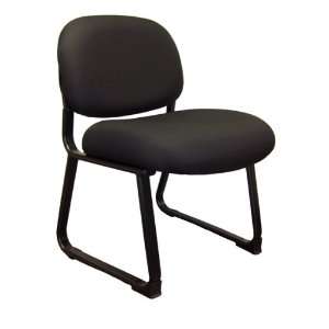  Trigger Furniture Sled Base Armless Guest Reception Chair 