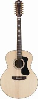   12 String Jumbo Acoustic Electric Guitar   Natural 717669970314  