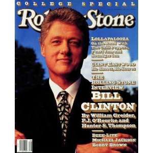  Rolling Stone Cover of Bill Clinton by Mark Seliger . Art 