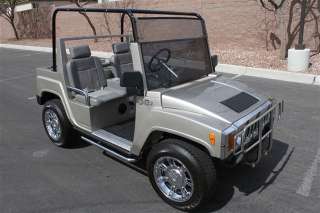 2006 HUMMER H3 48 VOLT eGC ELECTRONIC GOLF CART BY ACG+SOFT TOP 