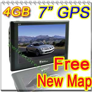 Car GPS Navigation navi touchscreen  Color video 4G flash New Map 