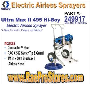 Graco Ultra Max II 495 Hi Boy Paint Sprayer   249917  