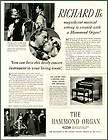 1937 advertisement for Hammond Organ Co, music created 