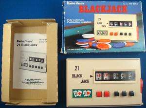 BLACKJACK electronic handheld game by Radio Shack. Fully tested and in 