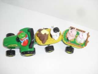   Chunky Animal Sounds Tractor Wagon Hay Ride Kids Childrens Toy  