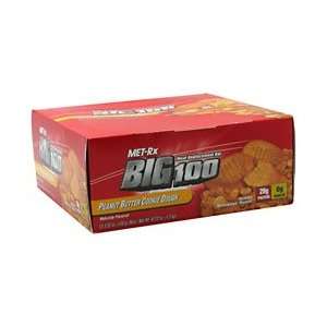 MET Rx/Big 100 Meal Replacement Bar/Peanut Butter Cookie Dough/12 Bars