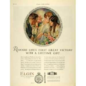  1927 Ad Elgin Co Women Wrist Watches Timepiece Jewelry 