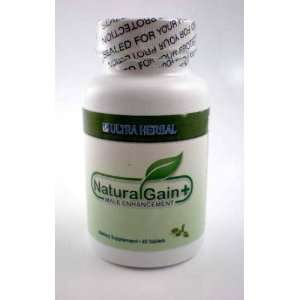 Natural Gain Plus + 60 Ct Male Enhance Ultra Herbal 