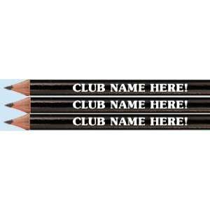   Golf Painted Pencils Round Barrel without Eraser