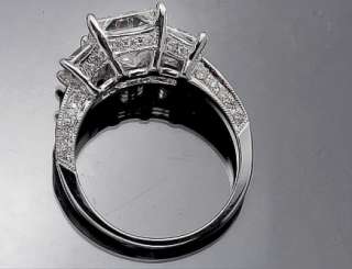   Stone Princess Cut Certified Engagement Diamond 14k Gold Ring  