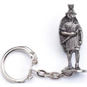  Roman Figure Key Ring   Pewter 