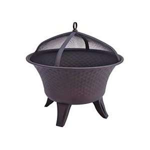  Rounded Bella Fire Pit With Flared Fire Bowl Patio, Lawn 