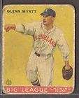 1933 GOUDEY 10 MYATT CLEVELAND INDIANS  