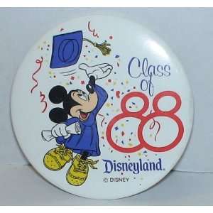  2.5 Disney Mickey Mouse Class of 1988 Button Everything 