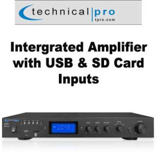 Integrated Amplifier with USB & SD Card Inputs