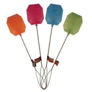  JMK 02925 Fly Swatter with Metal Handle   Various Colors 