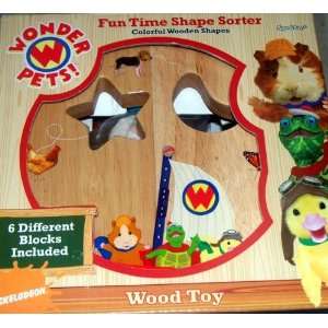   Wonder Pets All Wood Fun Time Shape Sorter Nickelodeon Toys & Games
