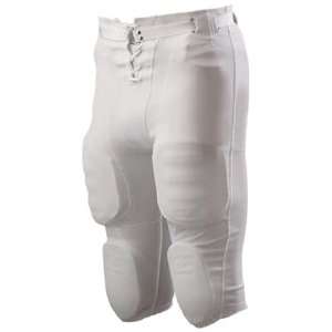  Alleson Youth 10 Oz. Polyester Football Pants WH   WHITE 