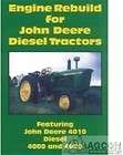 John Deere Tractor 4000 4020 4010 Tractor Diesel Engine Rebuild DVD JD