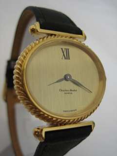 NOS NEW VINTAGE CHARLES ANDRE SWISS GOLD PLATED WATCH  