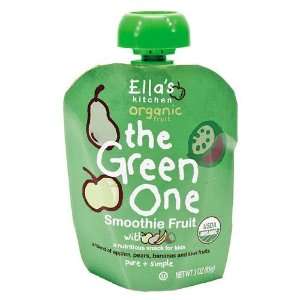 Ellas Kitchen Smoothie Fruit Organic Baby Food   Green One   blend of 