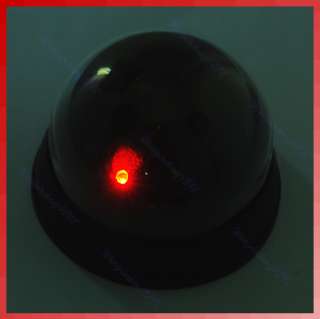   abs ps simulated security dome camera with led light flashing just