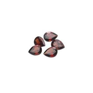   of 12x8 mm Pear Matching Loose Garnet (5 pcs set) Gemstones Jewelry