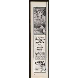  1959 Anne Fogarty Fashion Designer Murine Print Ad (8711 