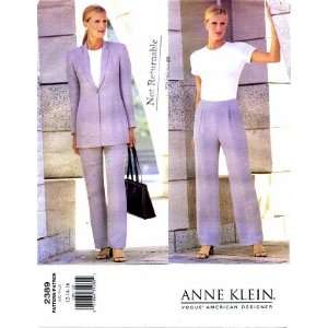   Anne Klein Misses Jacket & Pants Suit Size 12   14   16 Arts, Crafts