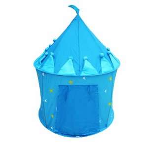  Blue Princess Castle Kids Play Tent Fairy Play House Toys 