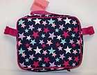 NWT Gymboree Dark Pink with Navy STARS Lunch Box Lunch Bag