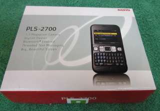 iWireless Sanyo PLS 2700 Pre Paid Cell Phone ~ Black / Complete In Box 