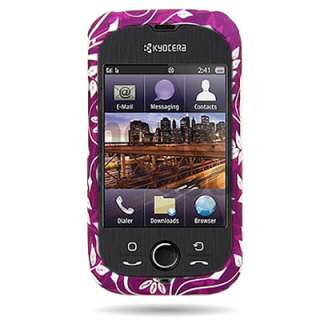 New Hard Purple Leaf Case For Kyocera Rio E3100 Phone  