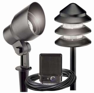 New Malibu 8 Piece Metal Tier Flood Landscape Light Kit  