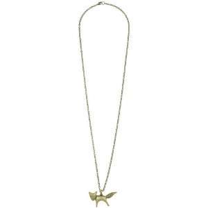  Capelli New York 32 Cable Chain with Metal Fox Pendant 