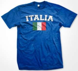  Italia Flag International Soccer T shirt, Italy Soccer 