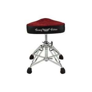   Throne Motorcycle Drummers Seat Red HH Series Musical Instruments