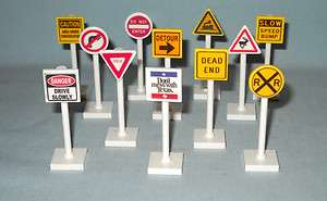 12 NEW CUSTOM LEGO TRAFFIC SIGNS FOR TRAIN, CITY***  