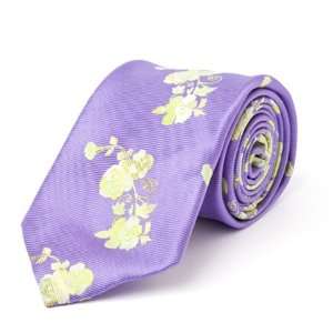  Purple Japanese Flower 100% Italian Silk Neck Ties DD 