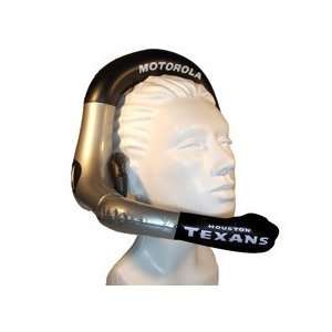  NFL Houston Texans Inflatable Motorola Headset Football 