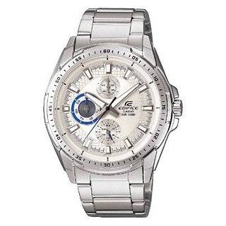  Casio Mens Edifice 100M Stainless Steel Watch EF 336D 