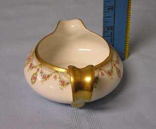 Haviland Limoges porcelain Schleiger 1202 Creamer Porcelain swag pink 