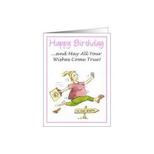  Happy Birthday   And may all your wishes come true Card 